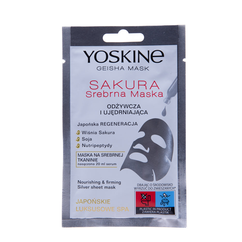 Yoskine, Geisha Sakura, Întărire, Mască facială, Față, 20 ml