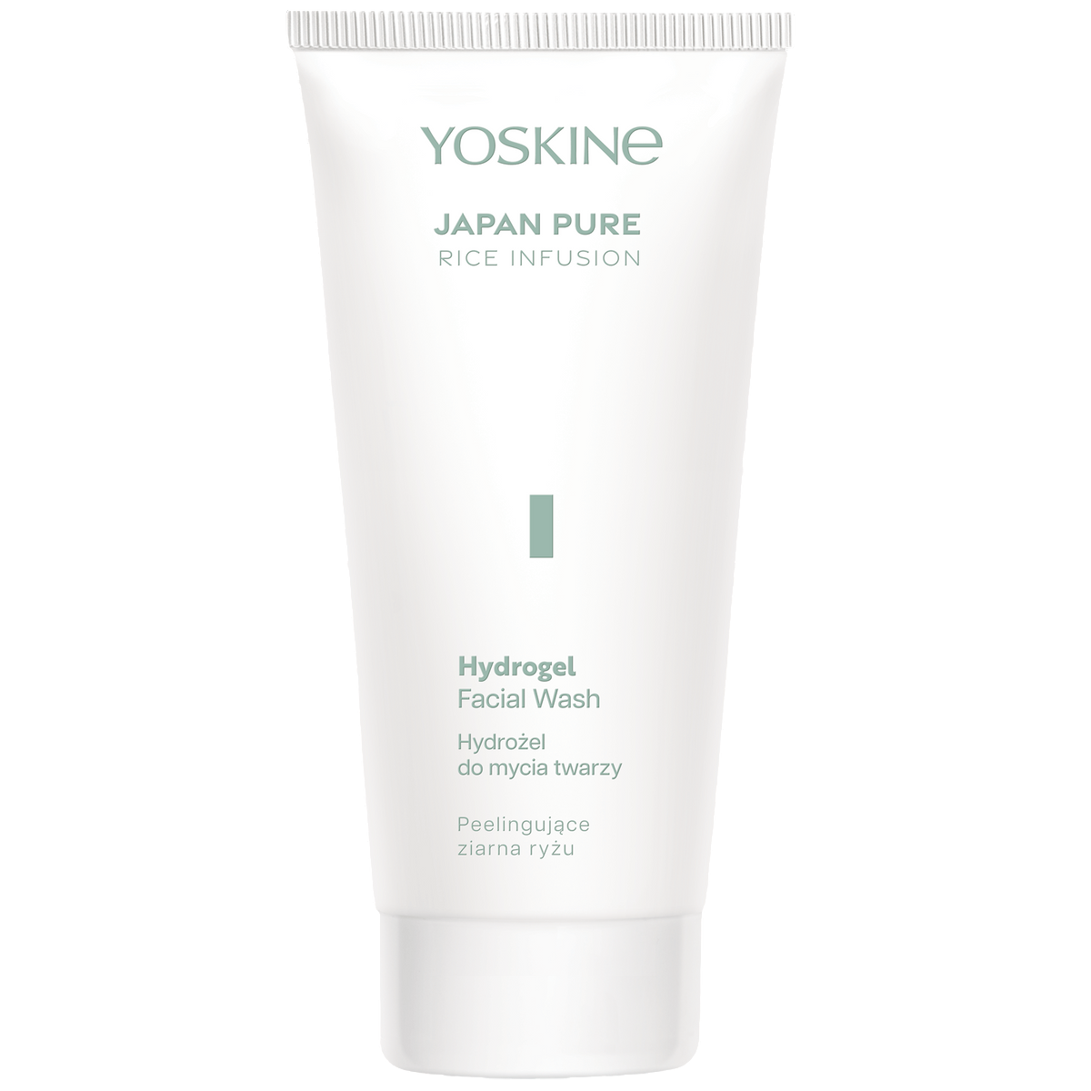Yoskine, Japan Pure, Infuzie de orez, Exfoliere, Gel de curățare, Față, 150 ml
