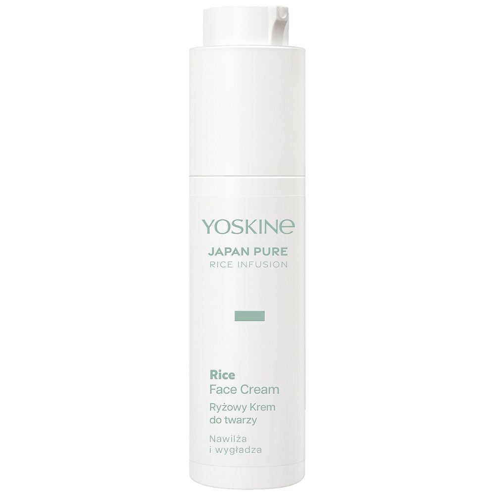 Yoskine, Japan Pure, Infuzie de orez, Hidratare intensă, Smântână, Față, 50 ml
