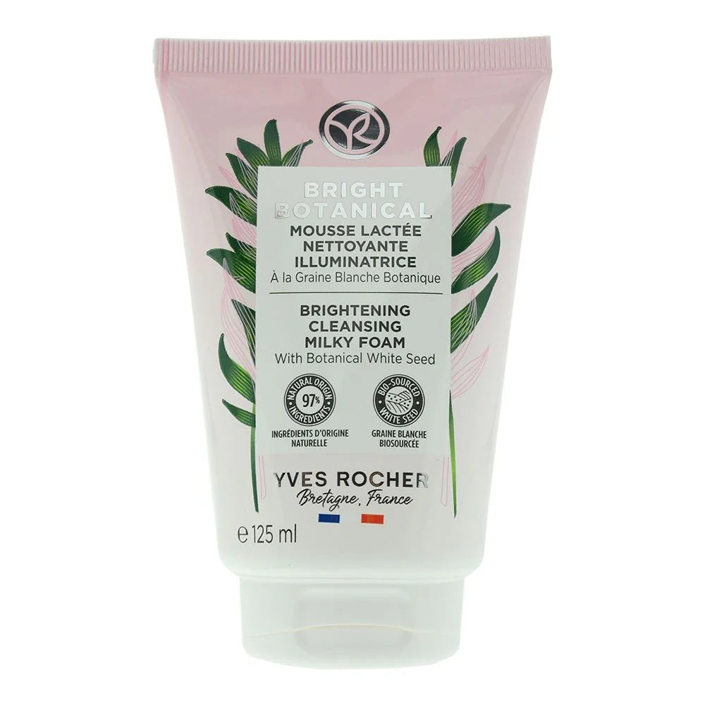 Yves Rocher, Bright Botanical, Luminare, Lapte demachiant, Pentru față, 125 ml