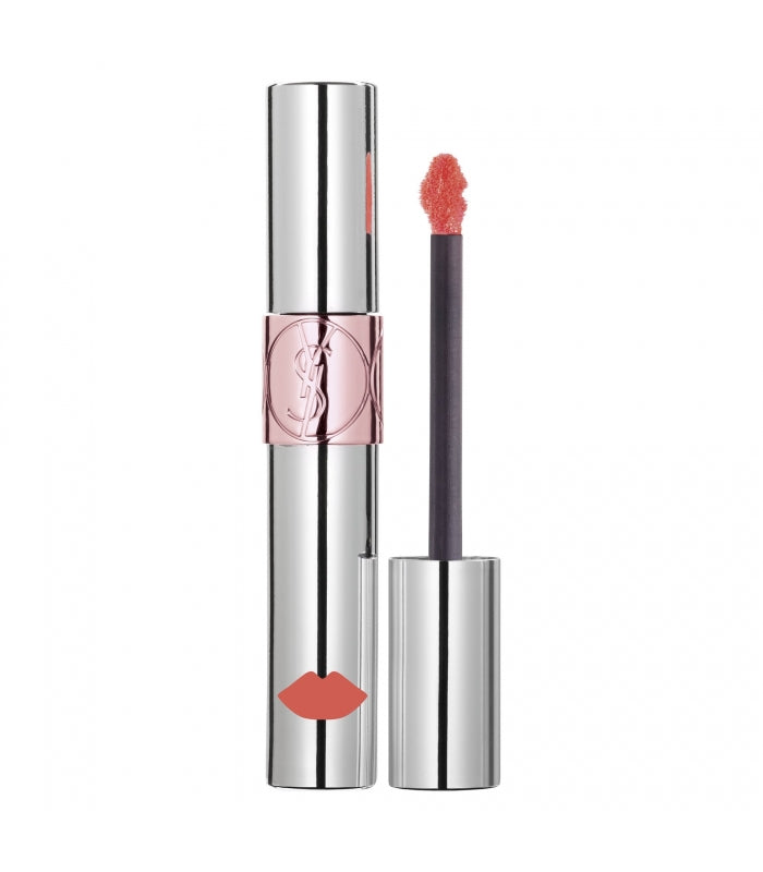 Yves Saint Laurent, Volupte Liquid Colour Balm, Îngrijire de lungă durată, Balsam de buze, 5, Urmărește-mă portocaliu, 6 ml - Olmarkt